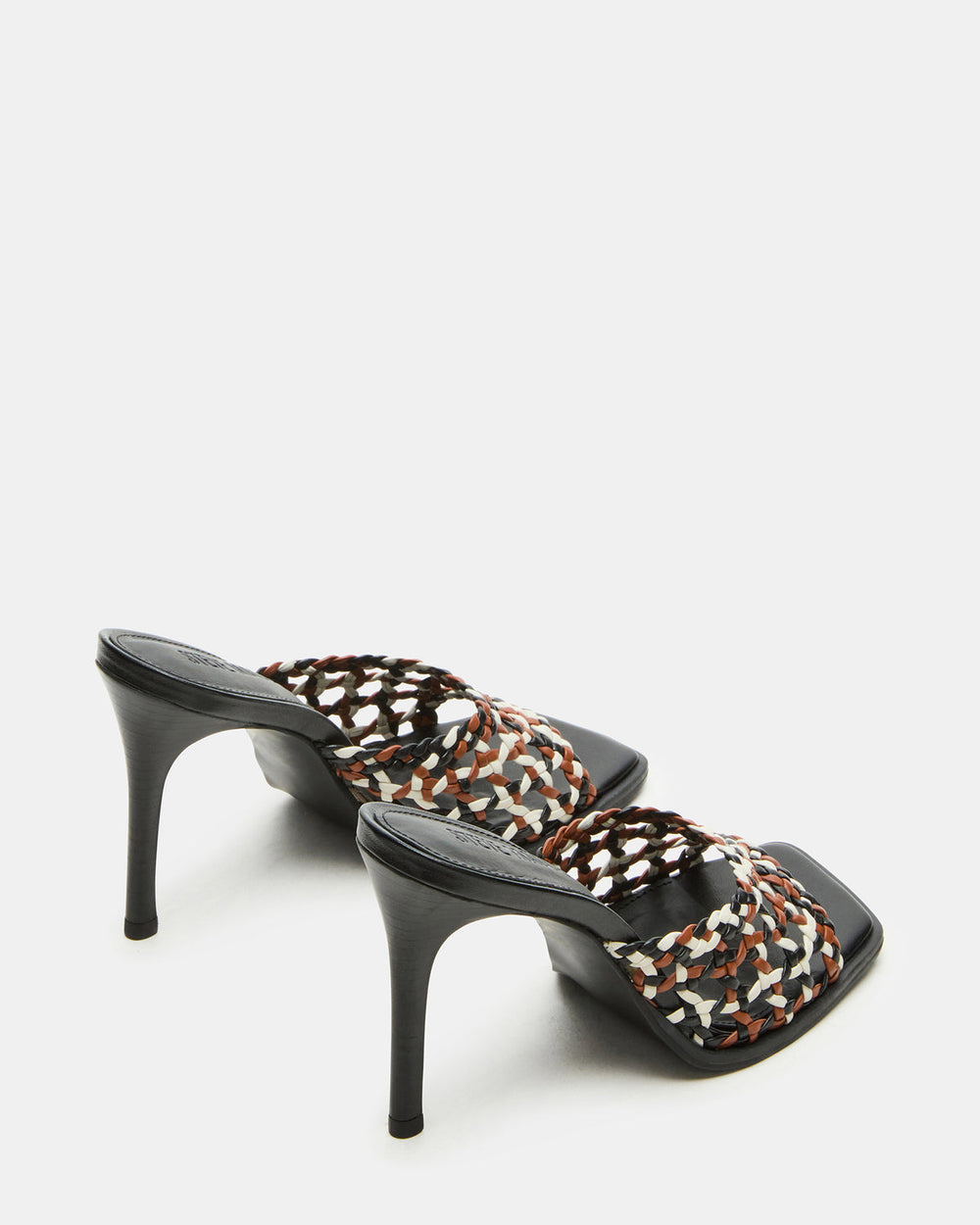TIKKI Brown Multi Square-Toe Mule Stiletto Women's Heel | Steve Madden near me