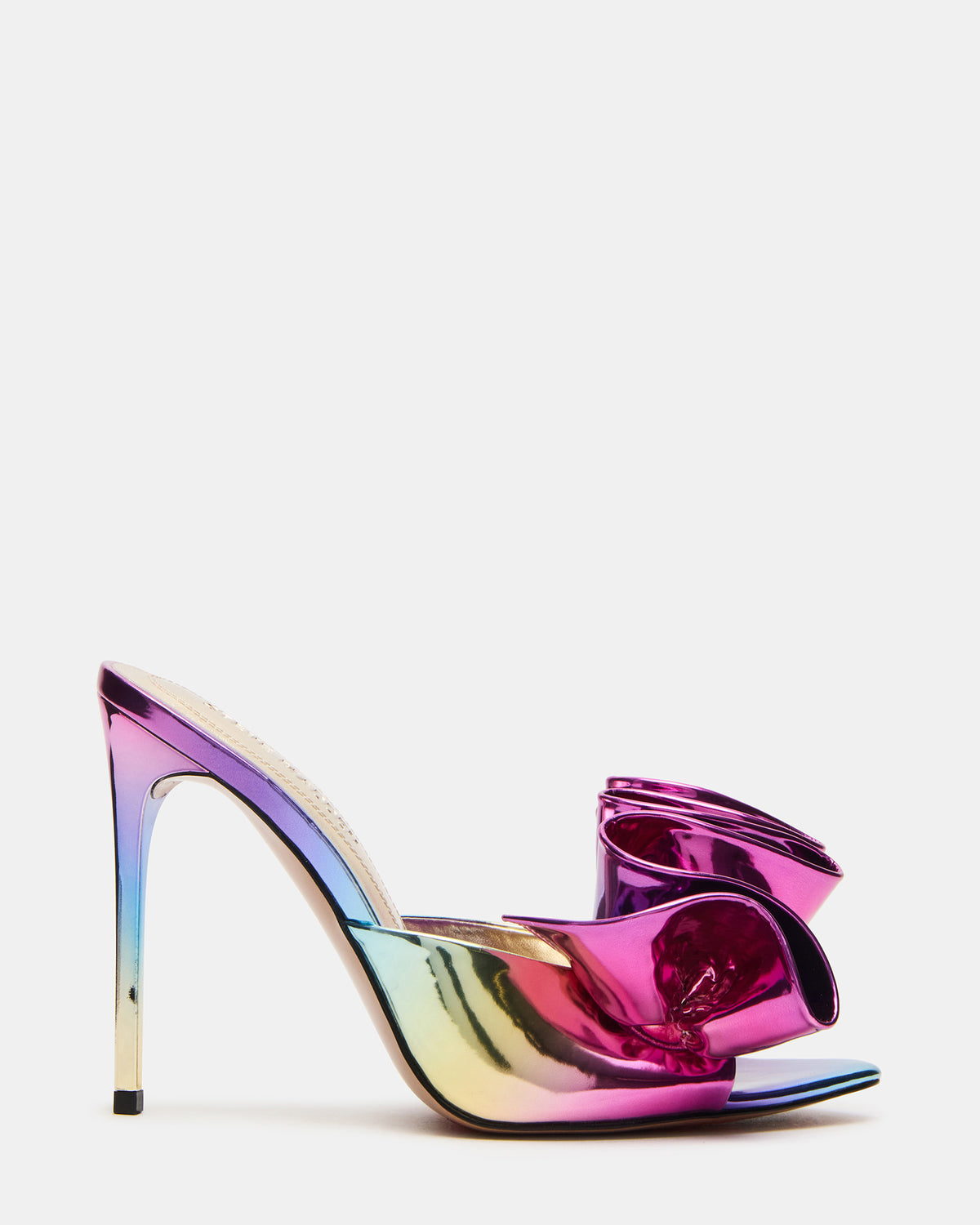 AFFINITY Metallic Multi Women's Pointed-Toe Stiletto Mule Heel | Steve Madden outlet
