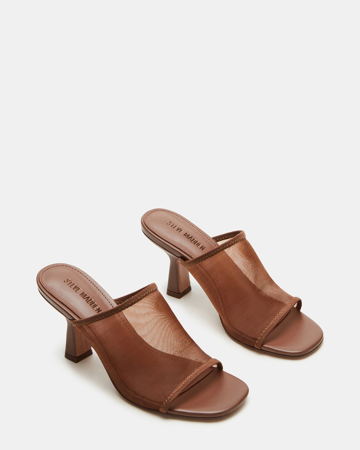 GLEAM Brown Women's Square-Toe Mule Heel | Steve Madden online