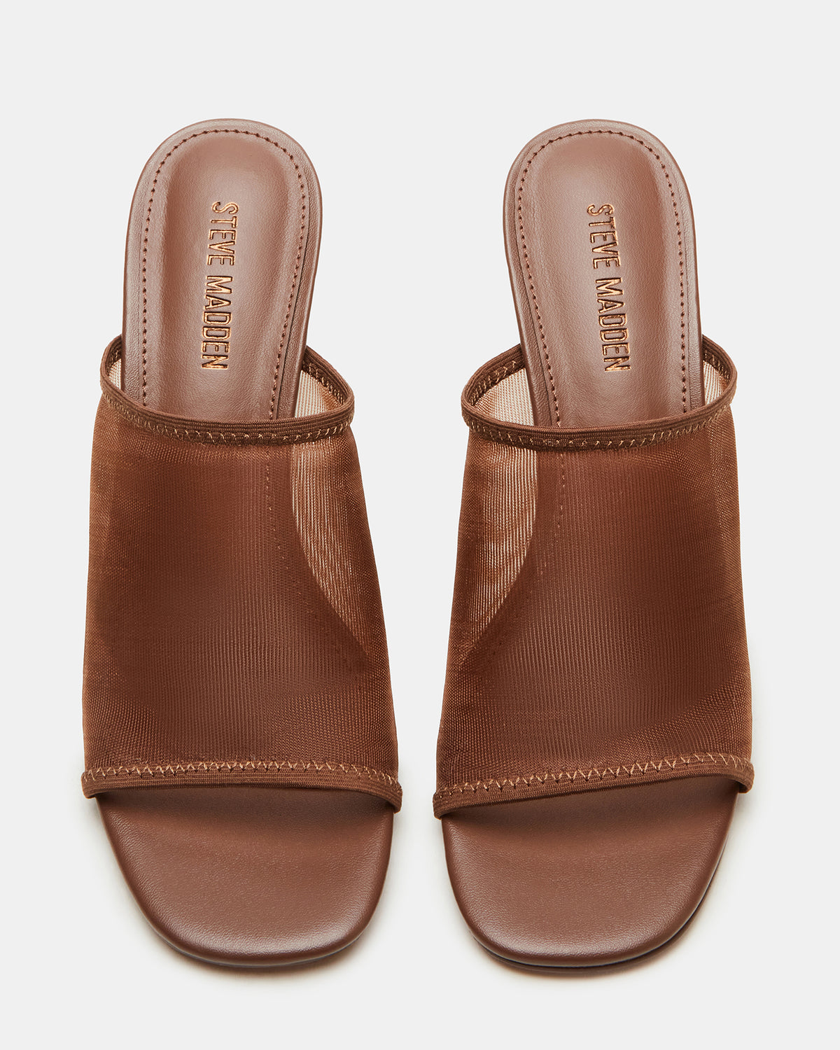 GLEAM Brown Women's Square-Toe Mule Heel | Steve Madden online