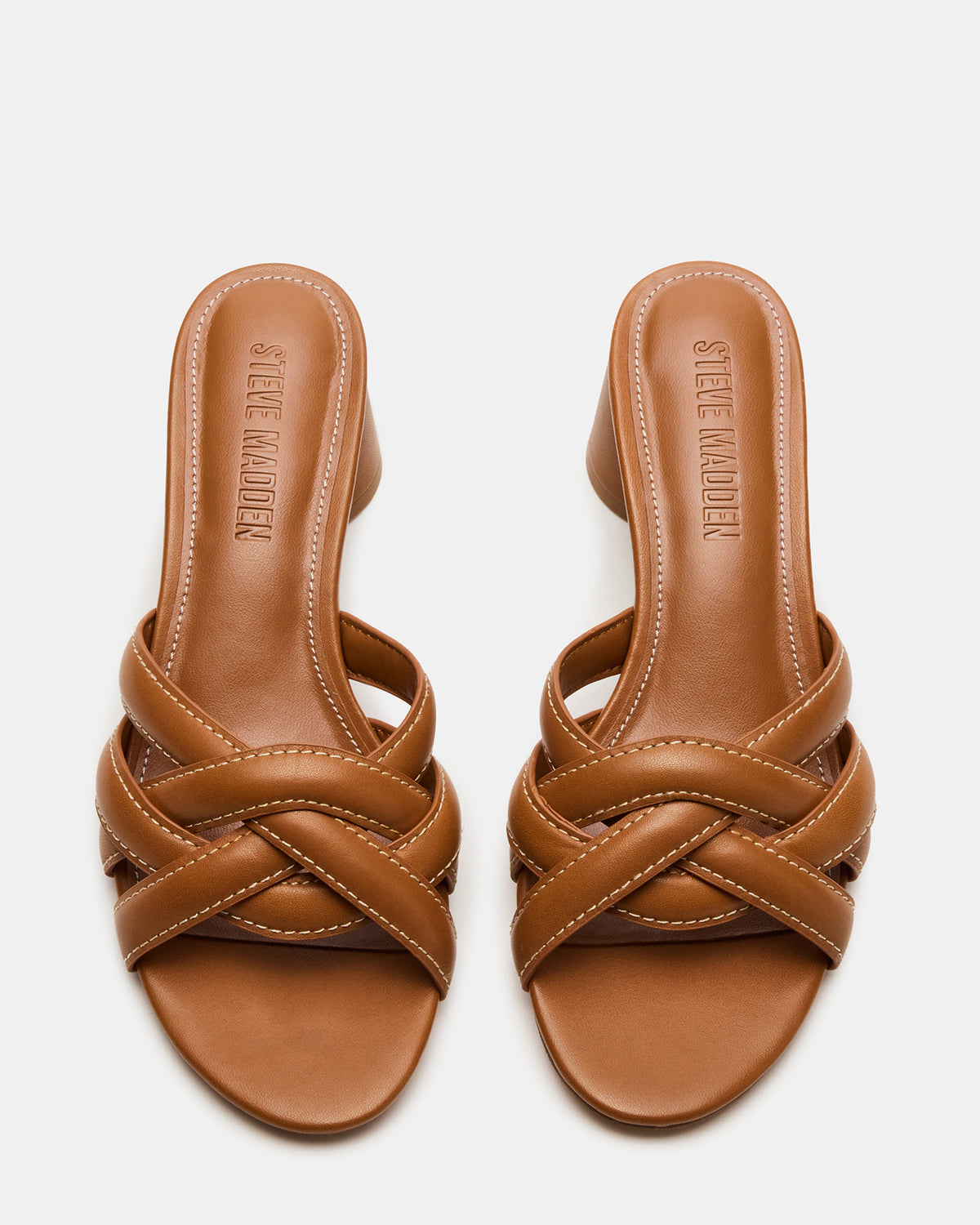 MARANO Tan Leather Women's Mule Block Heel | Steve Madden near me