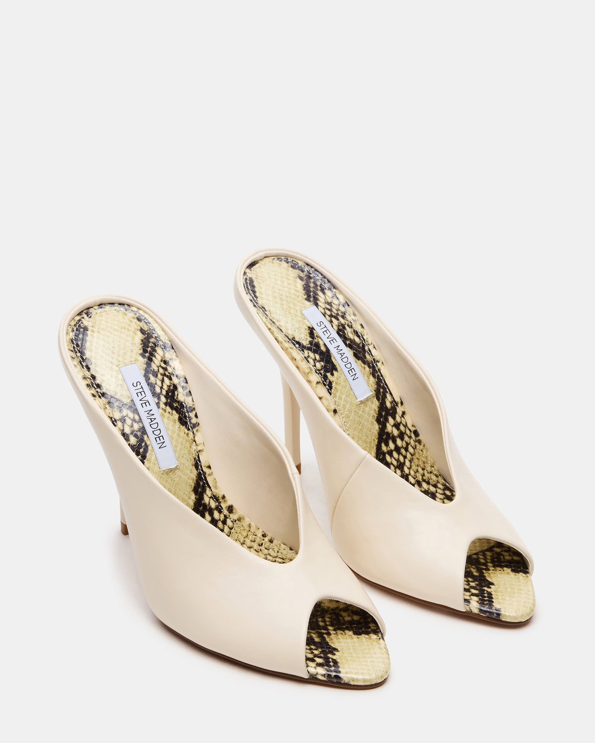 AGAZE Bone Multi Peep-Toe Stiletto Women's Heel | Steve Madden discount