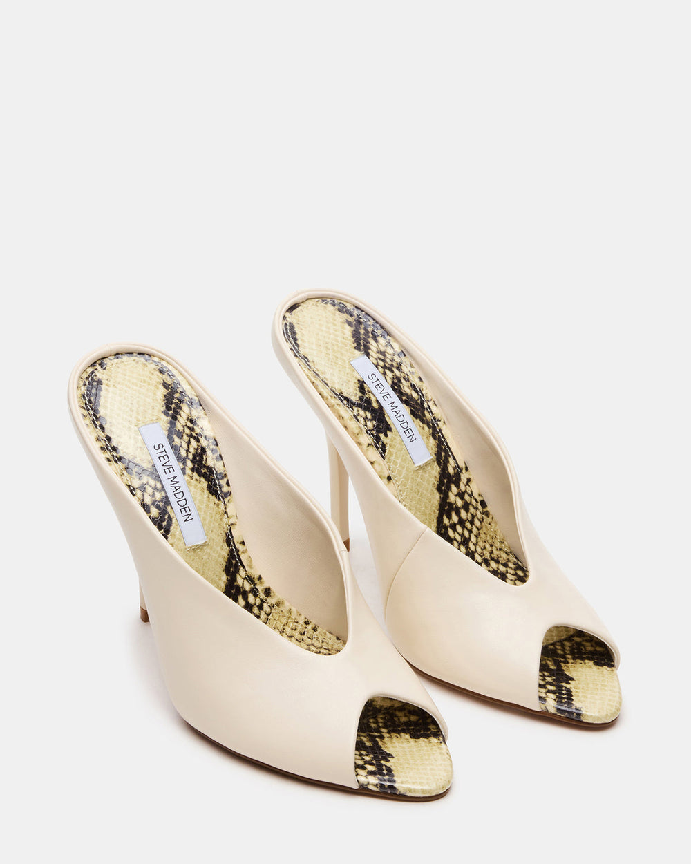AGAZE Bone Multi Peep-Toe Stiletto Women's Heel | Steve Madden discount