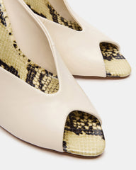 AGAZE Bone Multi Peep-Toe Stiletto Women's Heel | Steve Madden discount