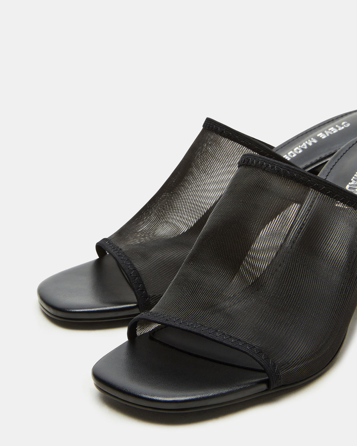 GLEAM Black Women's Square-Toe Mule Heel | Steve Madden near me