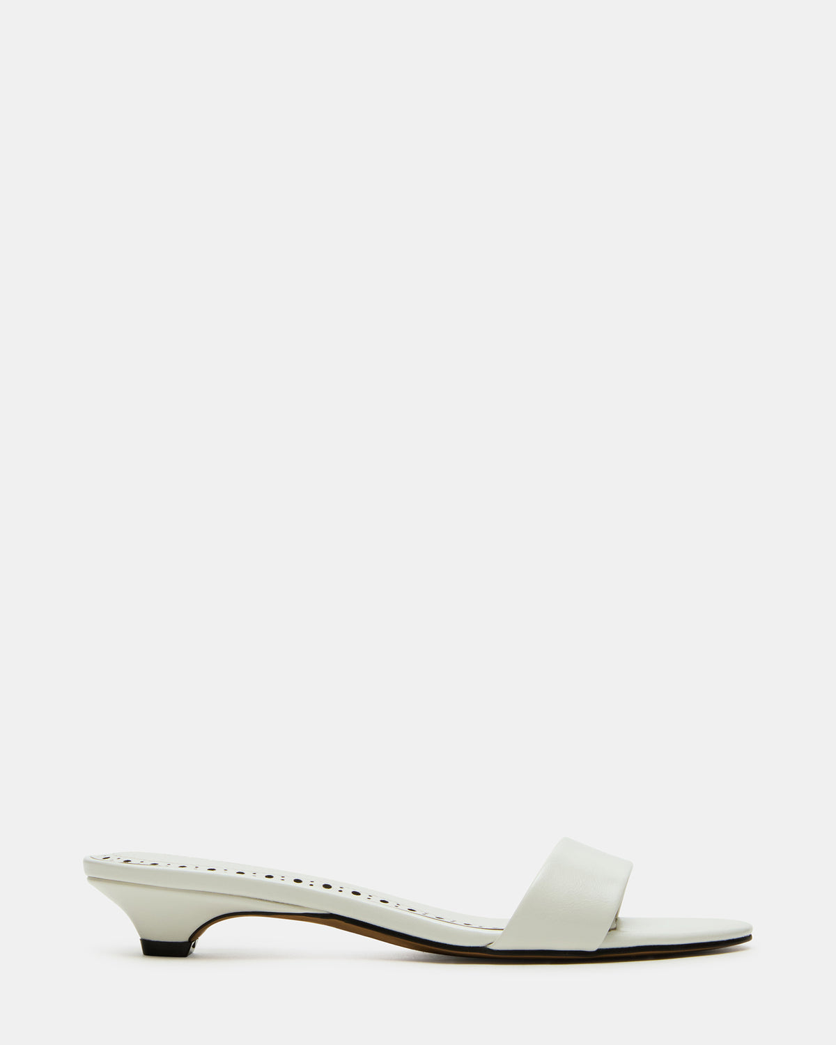 BERRY White Women's Mule Kitten Heel | Steve Madden for Sale