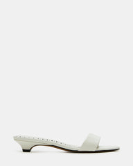 BERRY White Women's Mule Kitten Heel | Steve Madden for Sale
