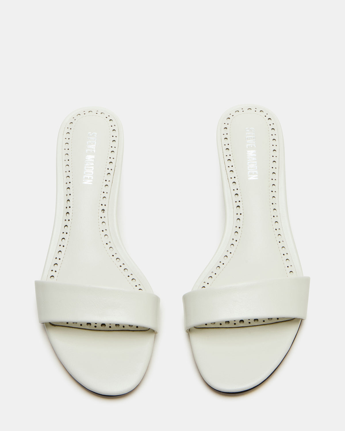 BERRY White Women's Mule Kitten Heel | Steve Madden for Sale