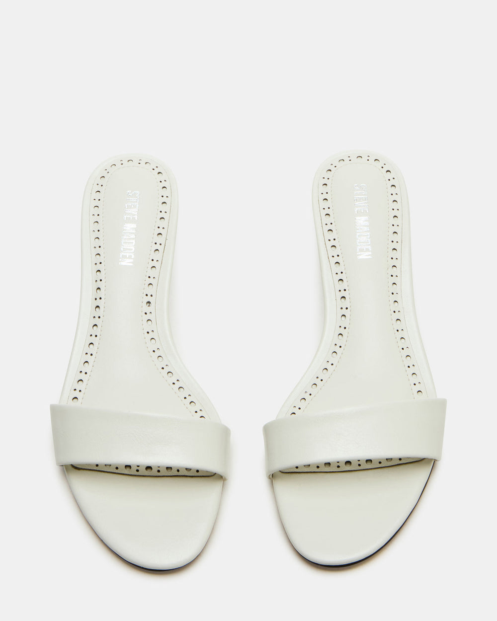 BERRY White Women's Mule Kitten Heel | Steve Madden for Sale