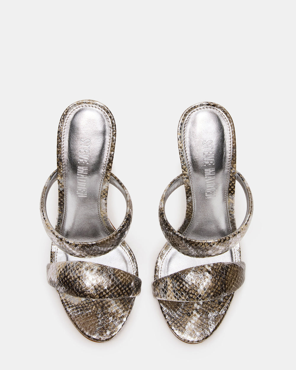 SATURN Snake Stiletto Mule Women's Heel | Steve Madden Sale