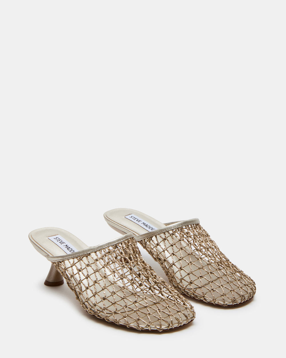XRAY Gold Women's Caged Net Mule Heel | Steve Madden outlet