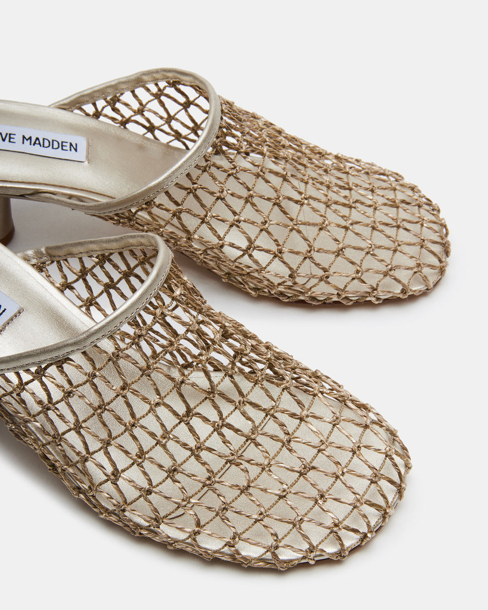 XRAY Gold Women's Caged Net Mule Heel | Steve Madden outlet