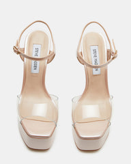 COLOGNE Clear Platform Stiletto Women's Heel | Steve Madden outlet