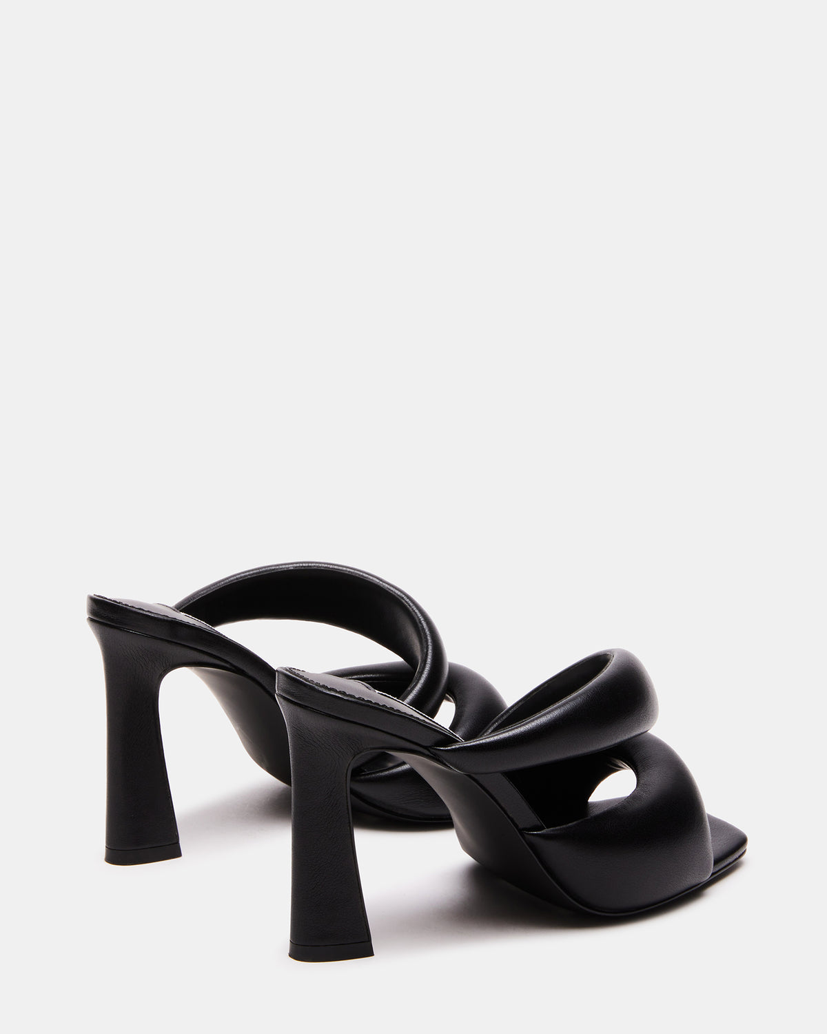 KLOSS Black Tubular Square Toe Mule | Women's Heels | Steve Madden discount