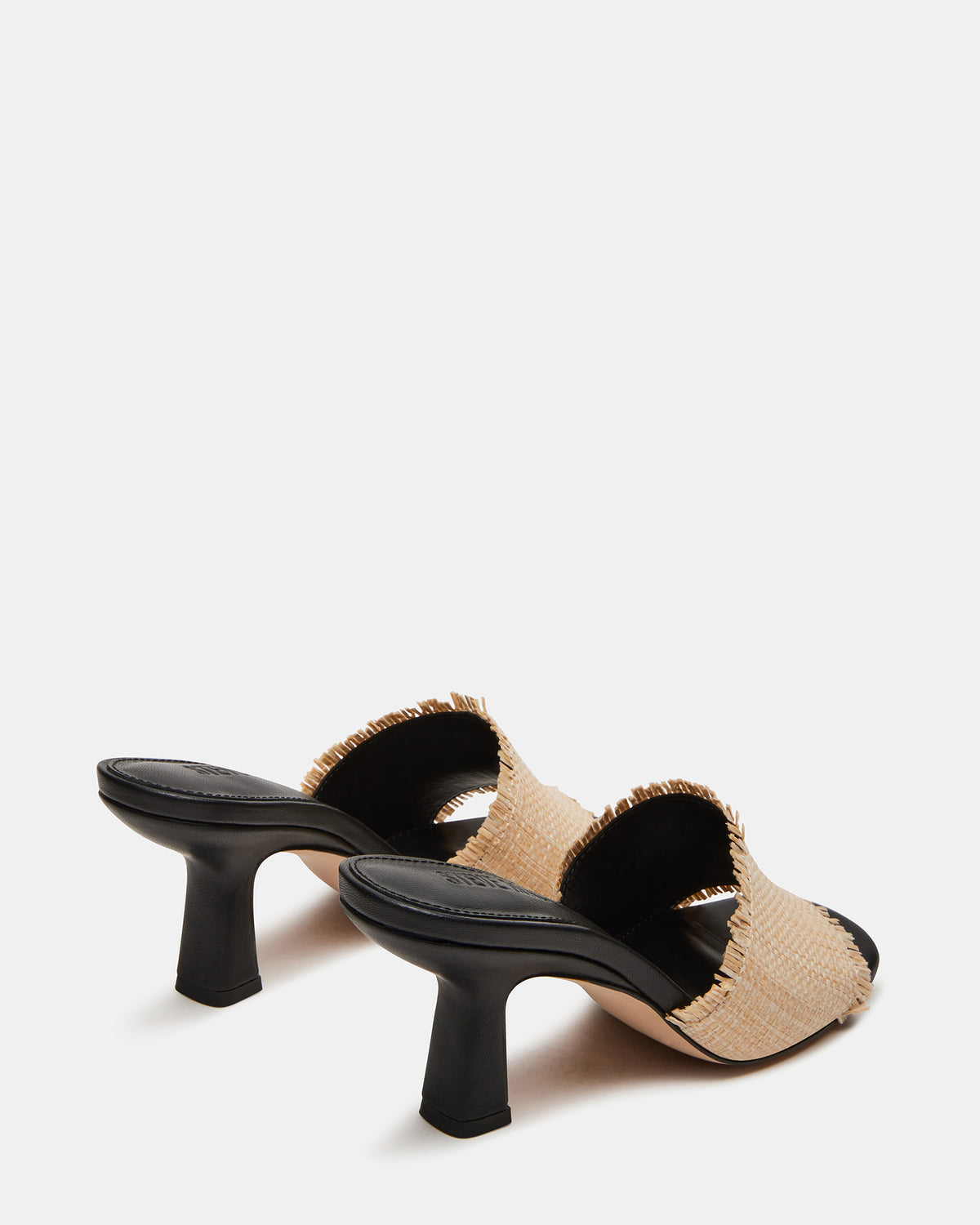CRESCENT Raffia Square Toe Mule Heel | Women's Heels | Steve Madden for Sale