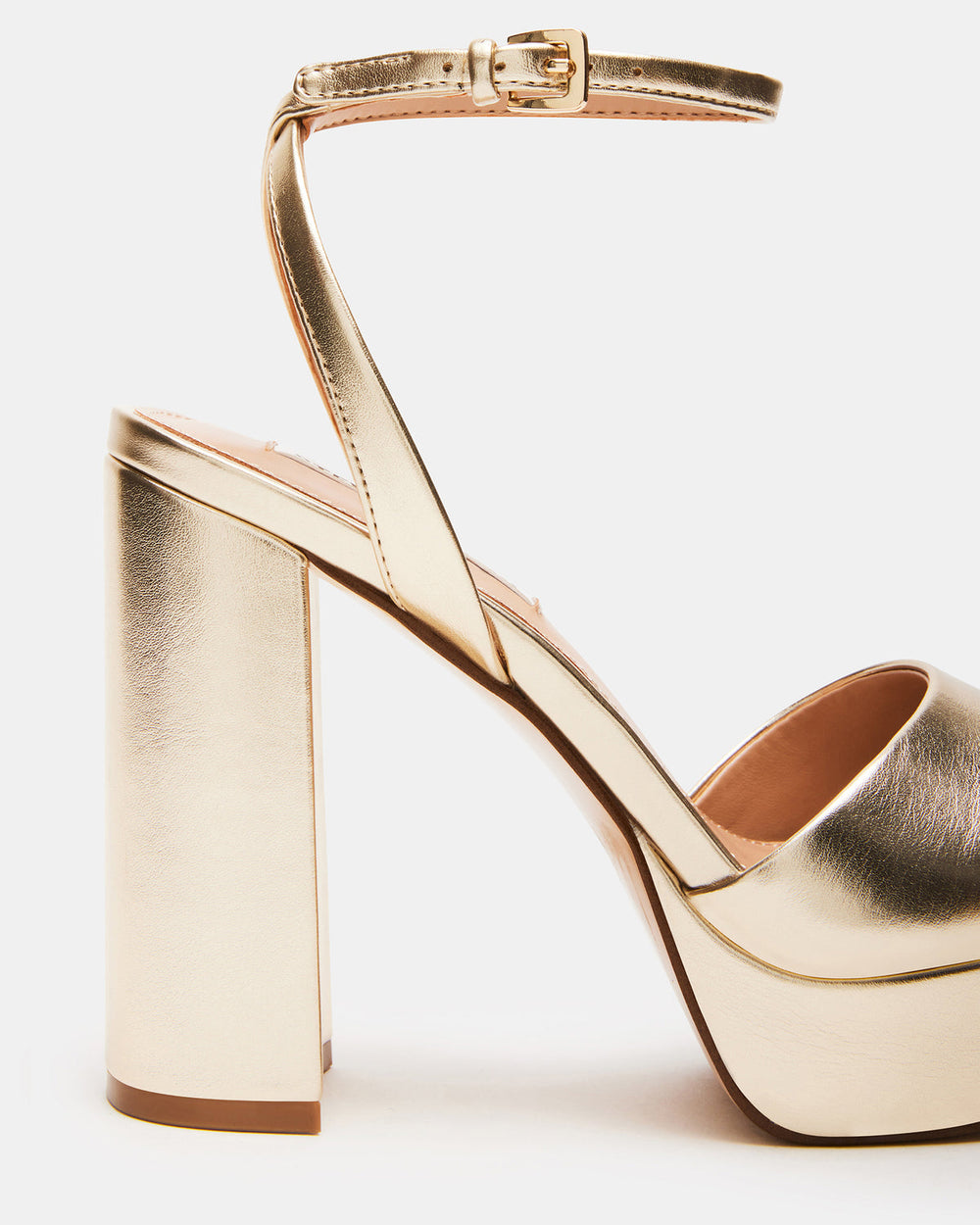 LOURDES Champagne Platform Heel | Women's Heels | Steve Madden on Sale