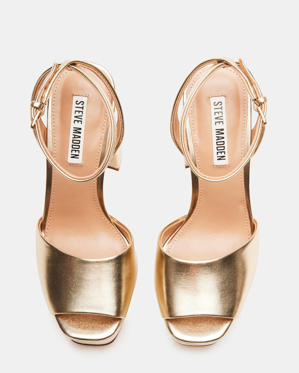 LOURDES Champagne Platform Heel | Women's Heels | Steve Madden on Sale