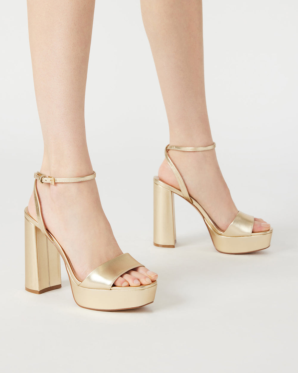 LESSA Bone Patent Platform Block Heel | Women's Heels | Steve Madden discount