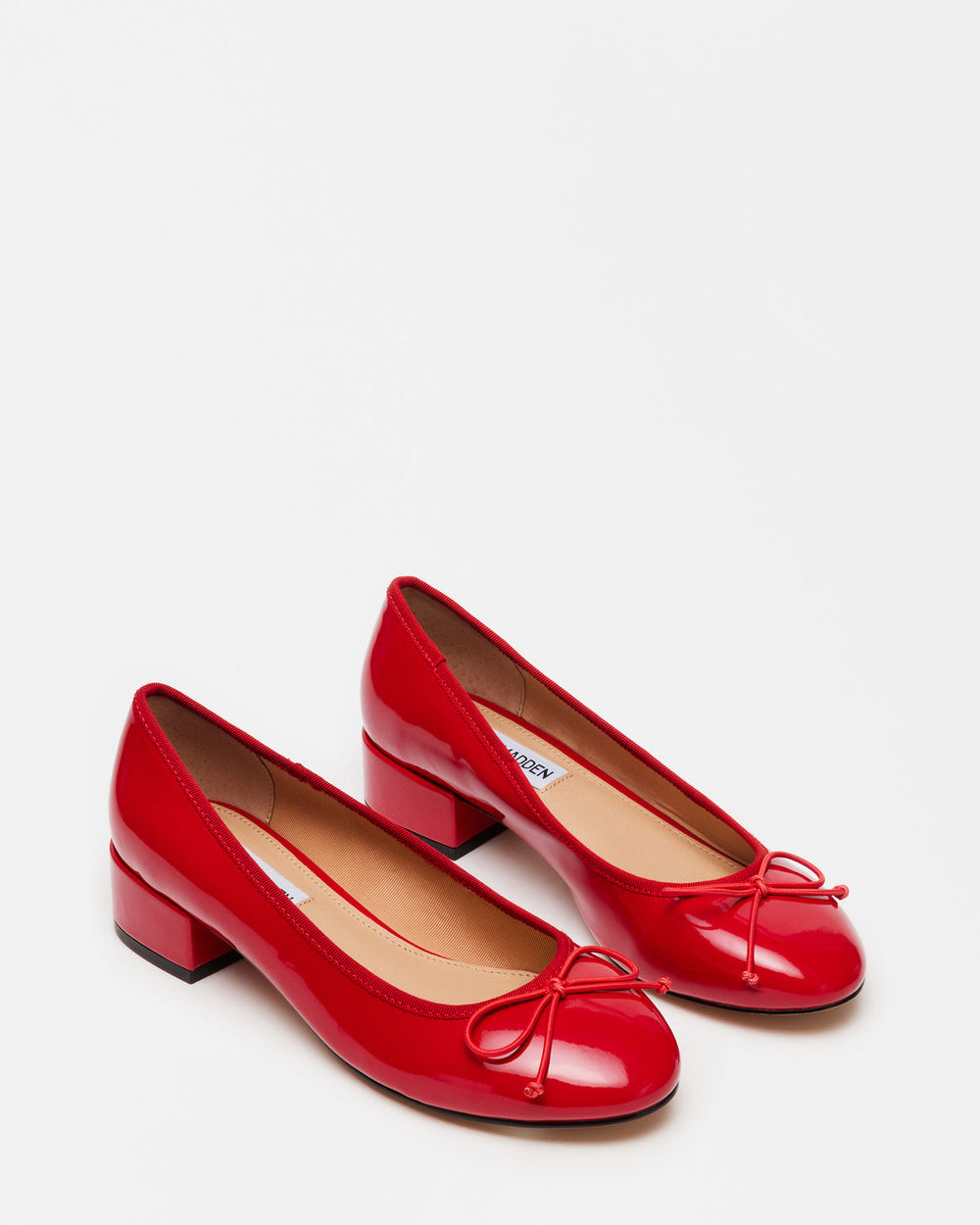 CHERISH Red Patent Women's Slip-On Heel | Steve Madden near me