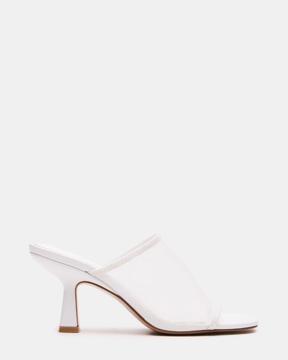 GLEAM White Women's Square-Toe Mule Heel | Steve Madden US