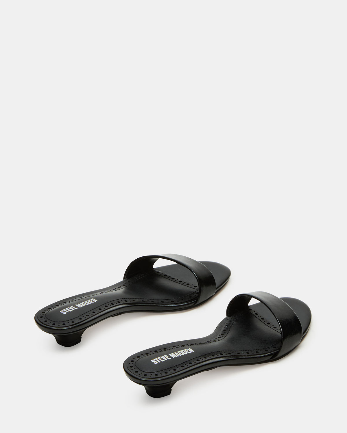 BERRY Black Women's Mule Kitten Heel | Steve Madden for Sale