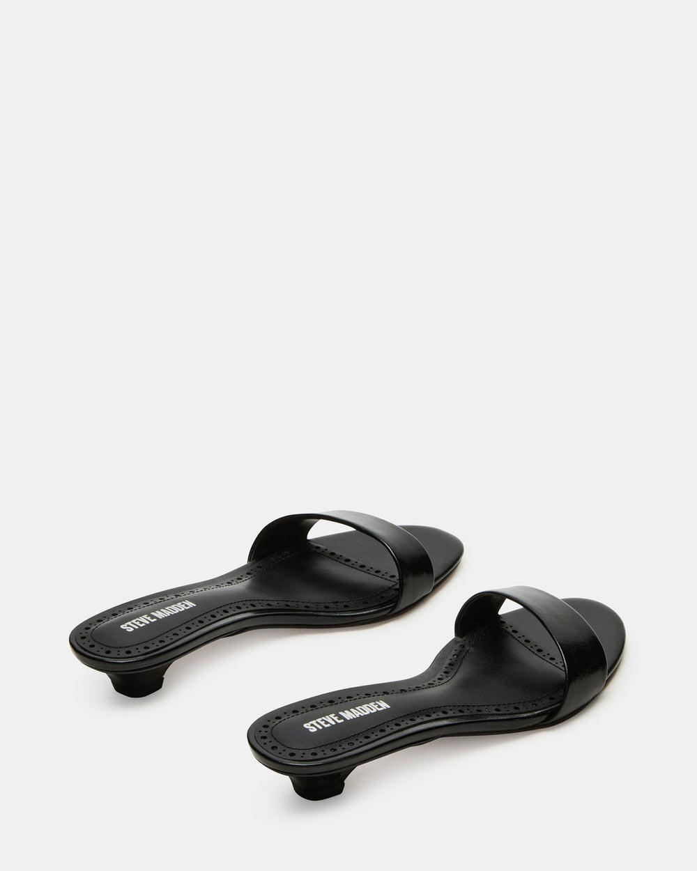 BERRY Black Women's Mule Kitten Heel | Steve Madden for Sale