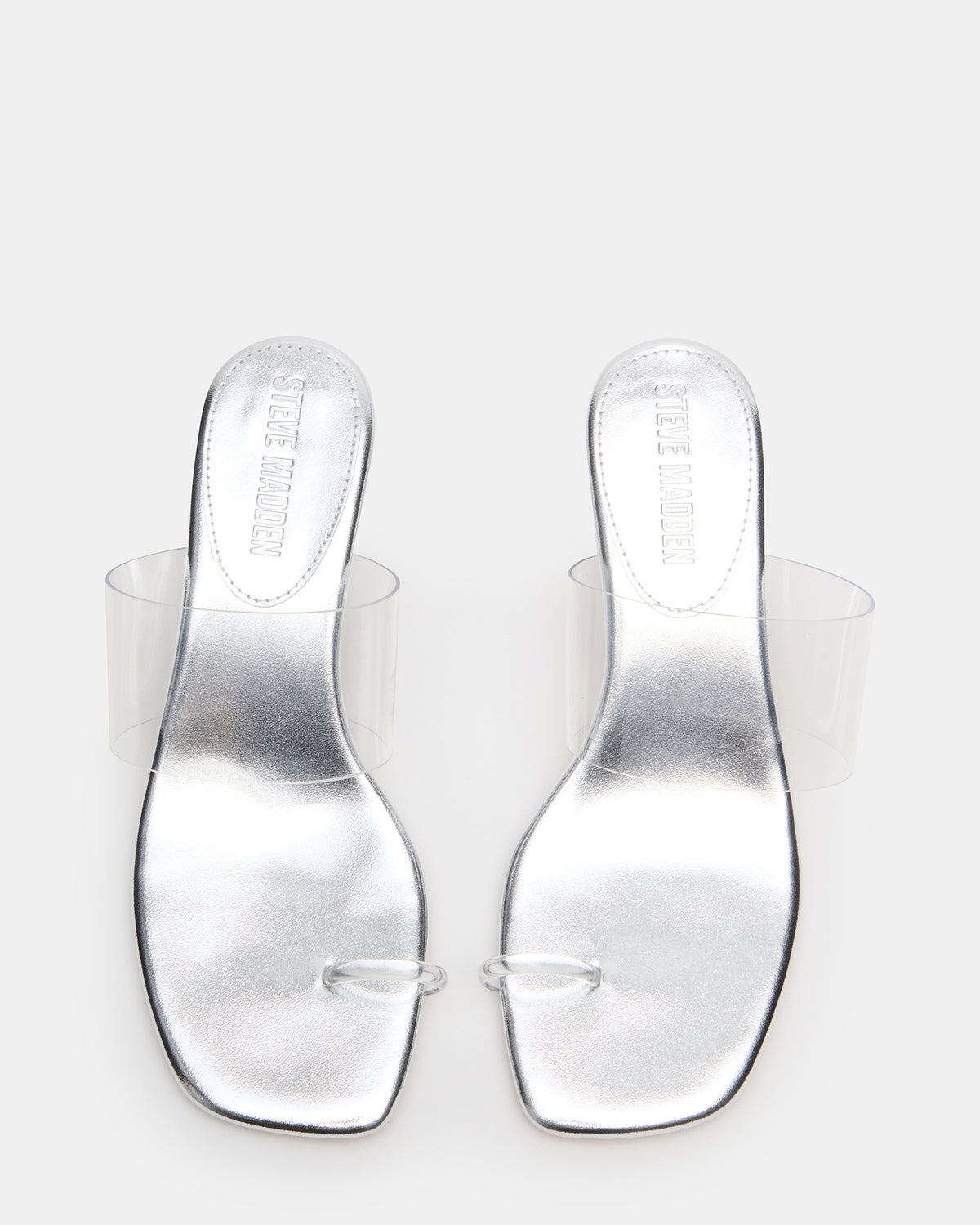 GLINDA Clear Women's Square-Toe Mule Heel | Steve Madden online