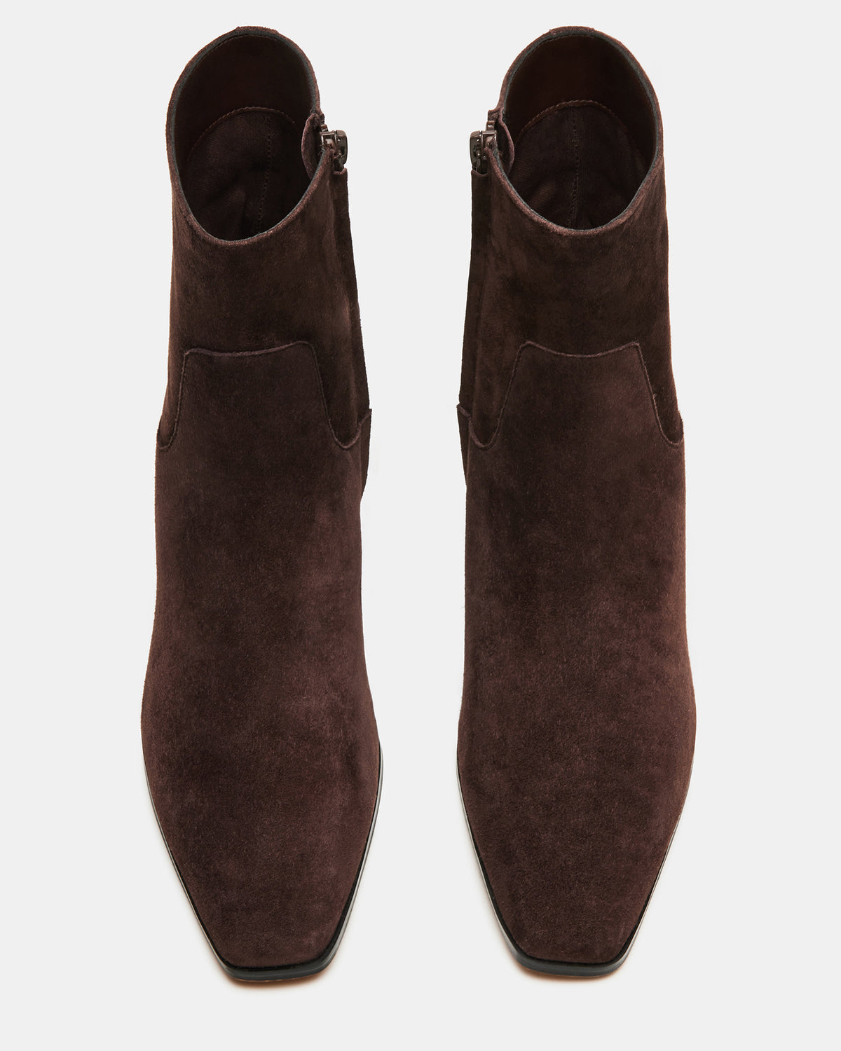 DUSTY Chocolate Brown Suede Women's Ankle Boot | Steve Madden online