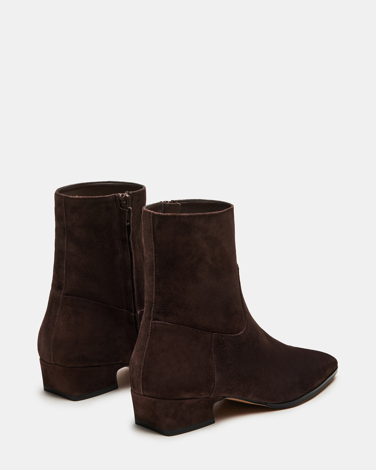 DUSTY Chocolate Brown Suede Women's Ankle Boot | Steve Madden online