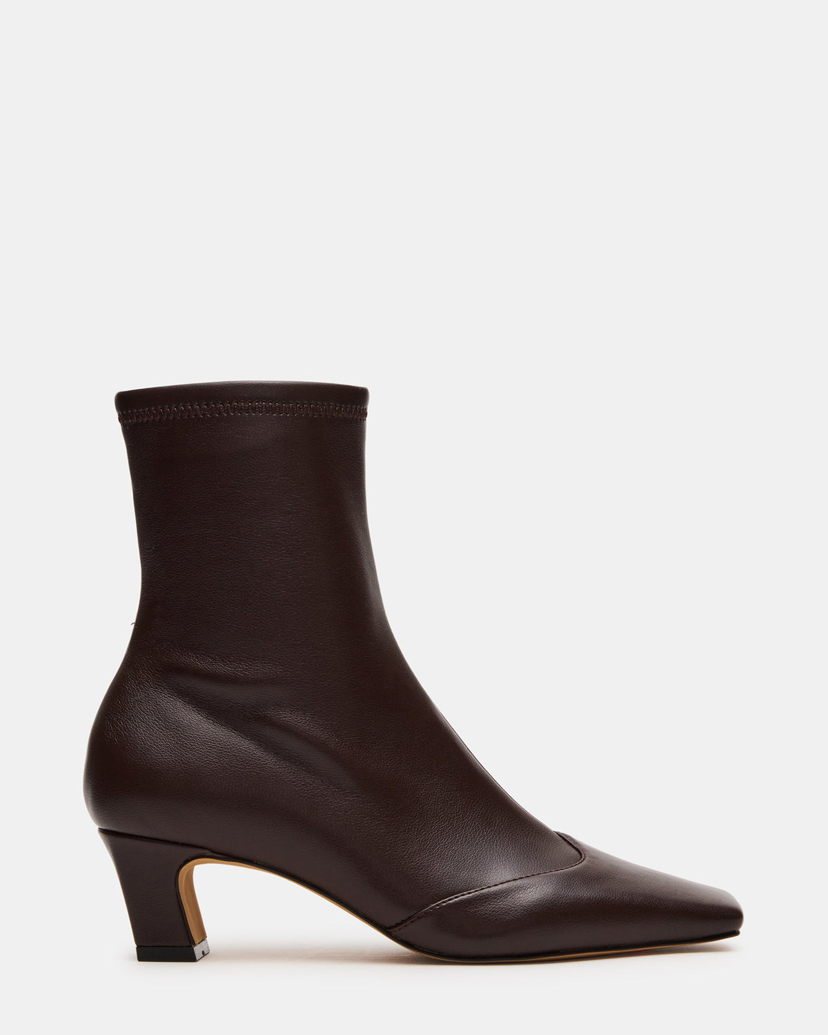 JETER Brown Square-Toe Women's Ankle Boot | Steve Madden outlet