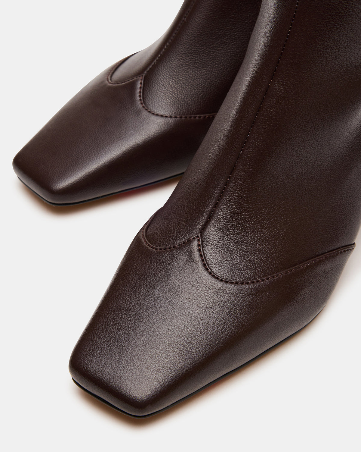 JETER Brown Square-Toe Women's Ankle Boot | Steve Madden outlet