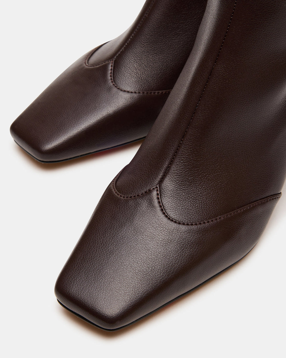 JETER Brown Square-Toe Women's Ankle Boot | Steve Madden outlet