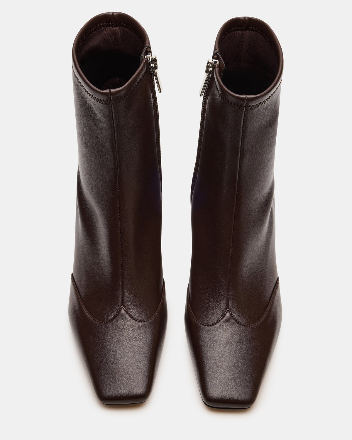JETER Brown Square-Toe Women's Ankle Boot | Steve Madden outlet