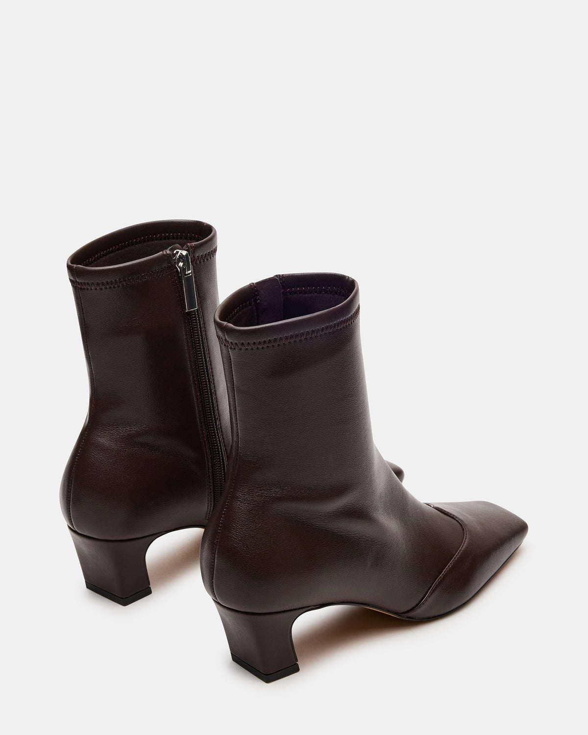 JETER Brown Square-Toe Women's Ankle Boot | Steve Madden outlet