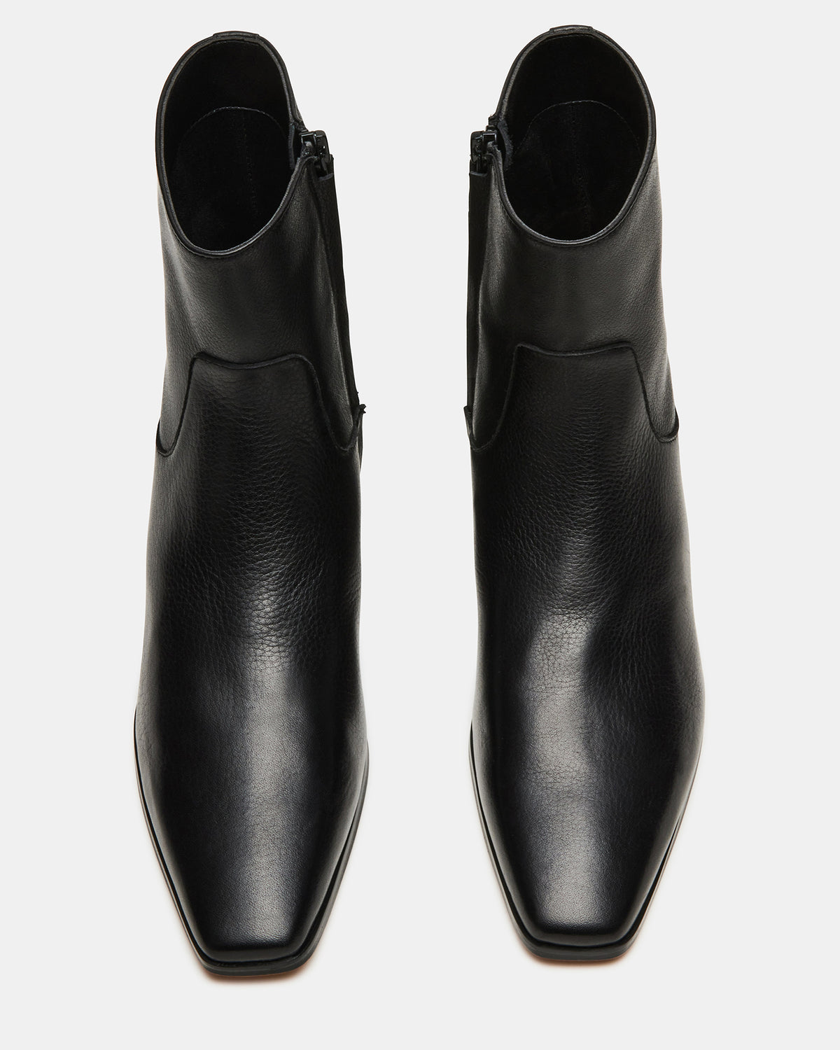 DUSTY Black Leather Women's Ankle Boot | Steve Madden Sale