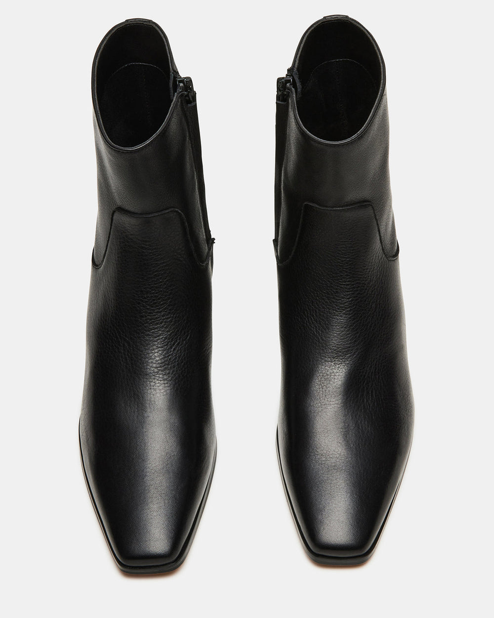 DUSTY Black Leather Women's Ankle Boot | Steve Madden Sale