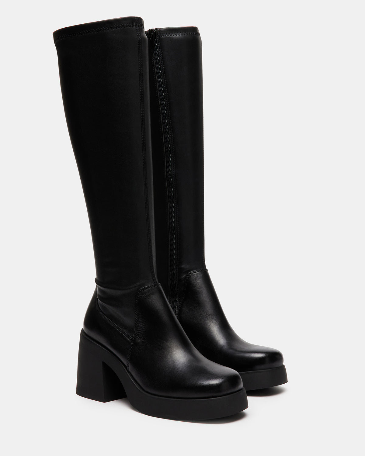 BERKLEIGH Black Women's Knee High Boot | Steve Madden discount