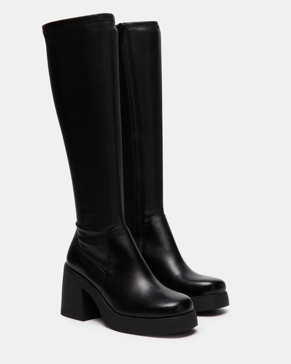 BERKLEIGH Black Women's Knee High Boot | Steve Madden discount