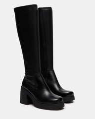 BERKLEIGH Black Women's Knee High Boot | Steve Madden discount