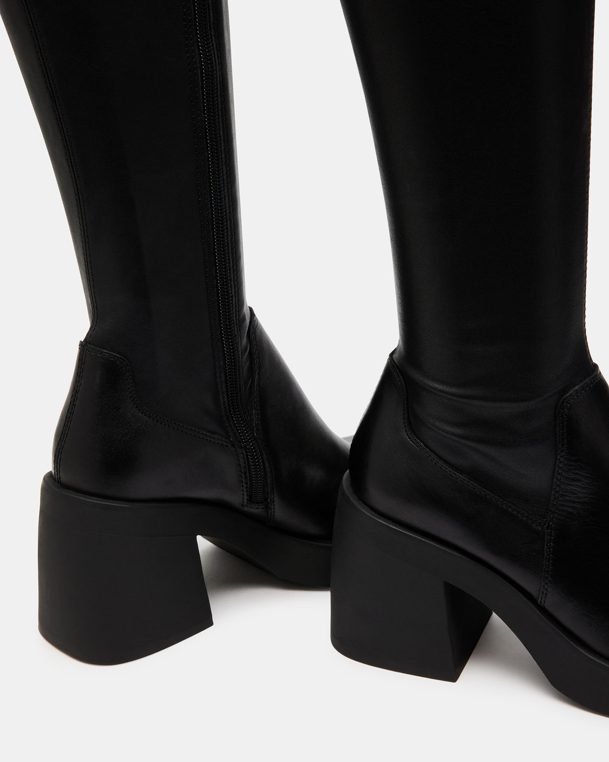 BERKLEIGH Black Women's Knee High Boot | Steve Madden discount