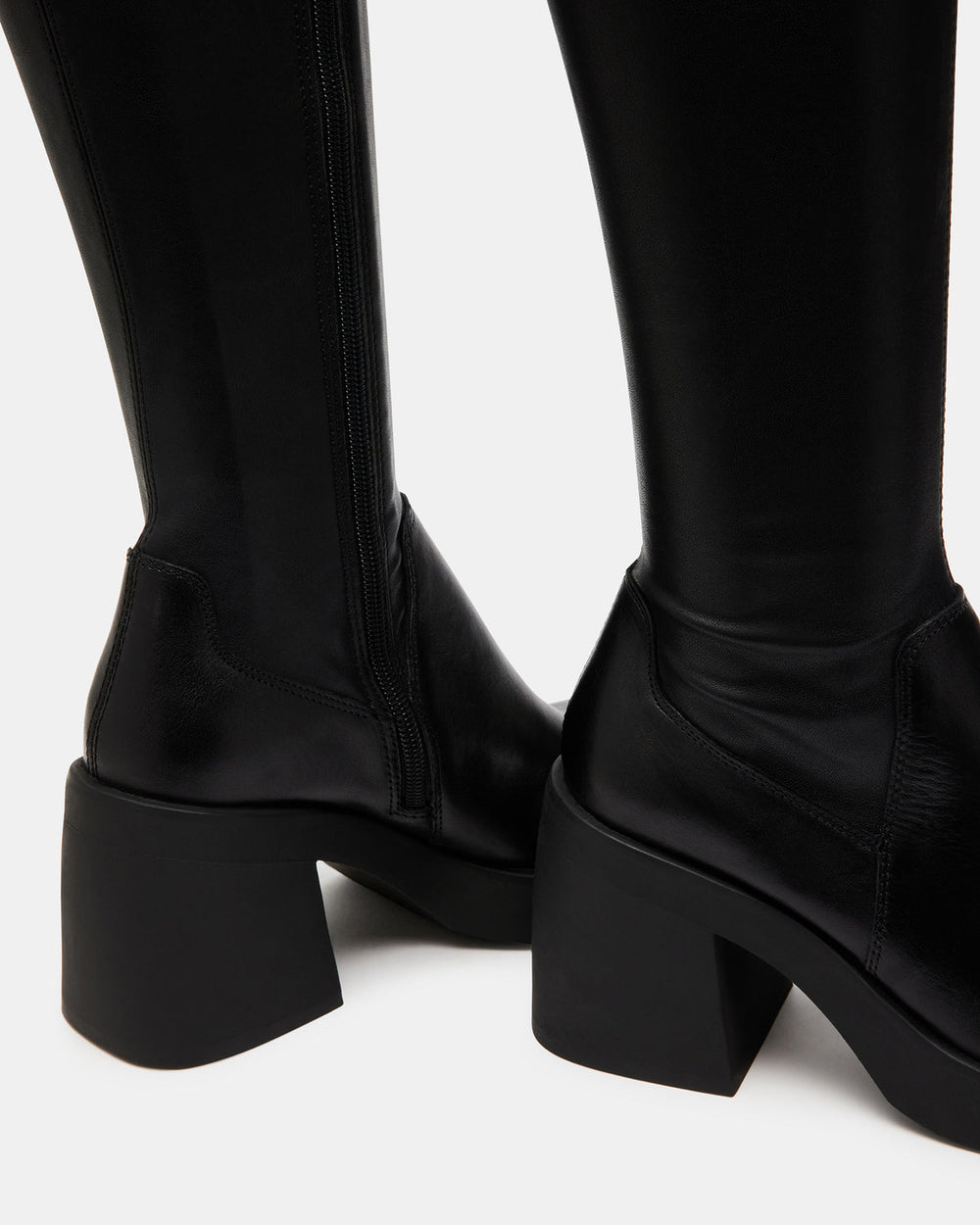 BERKLEIGH Black Women's Knee High Boot | Steve Madden discount