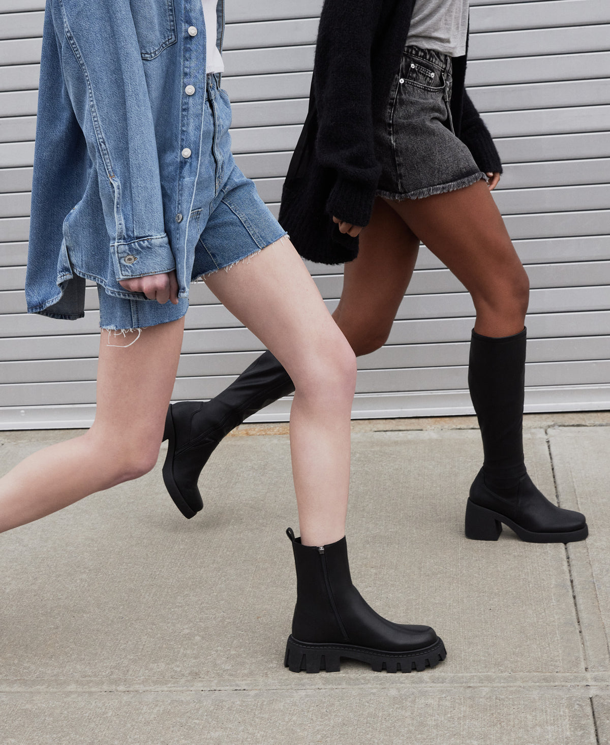 BERKLEIGH Black Women's Knee High Boot | Steve Madden discount