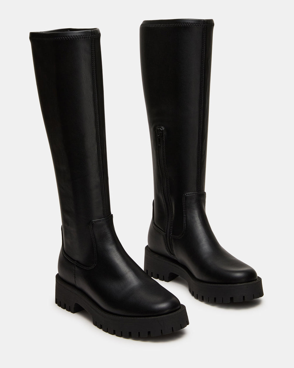 LABELLE Black Knee-High Lug Platform Women's Boot | Steve Madden near me