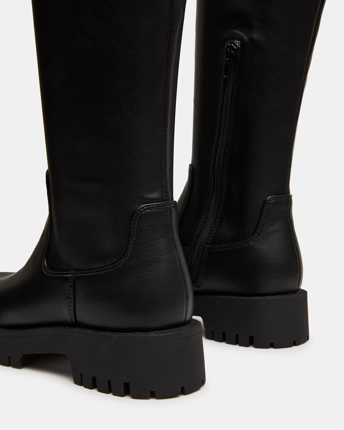 LABELLE Black Knee-High Lug Platform Women's Boot | Steve Madden near me