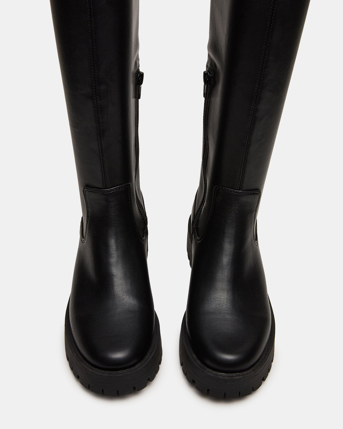LABELLE Black Knee-High Lug Platform Women's Boot | Steve Madden near me