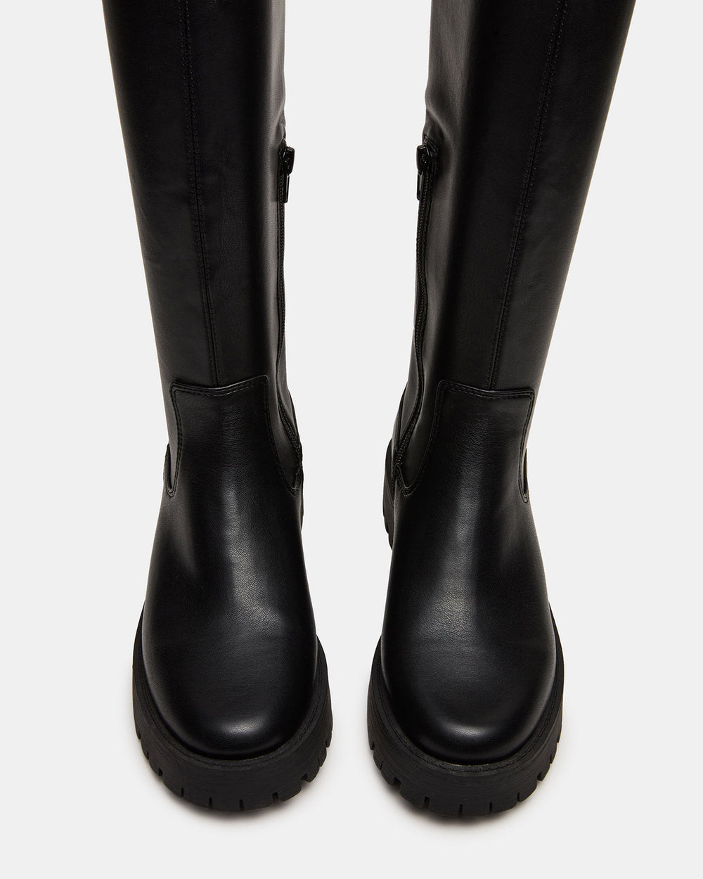 LABELLE Black Knee-High Lug Platform Women's Boot | Steve Madden near me
