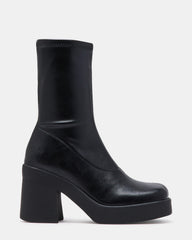 KLAYTON Black Platform Ankle Boot | Women's Booties | Steve Madden discount
