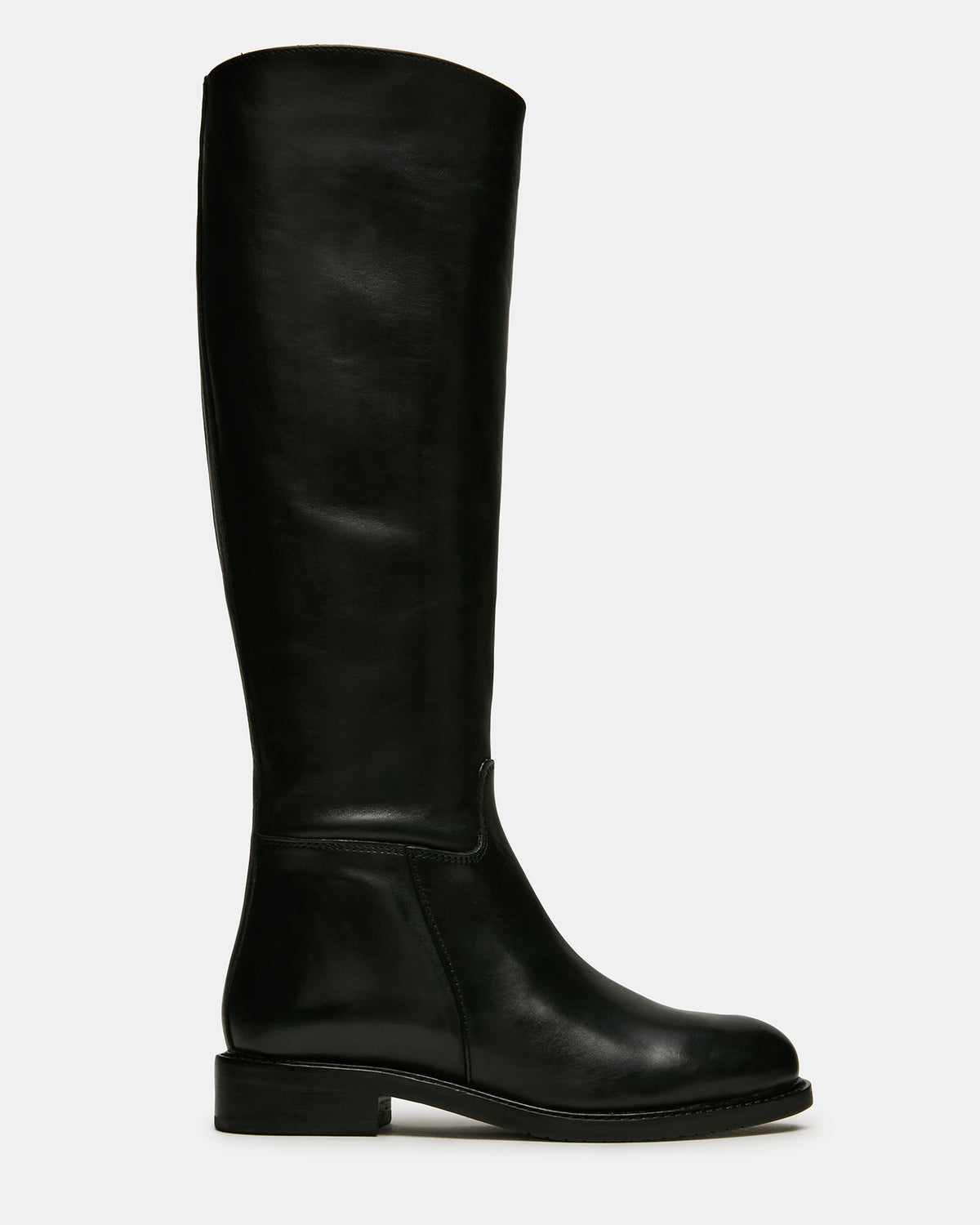 BELMONT Black Leather Knee-High Women's Riding Boot | Steve Madden near me