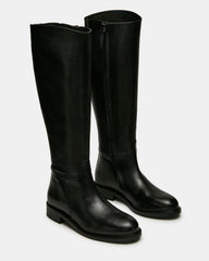 BELMONT Black Leather Knee-High Women's Riding Boot | Steve Madden near me