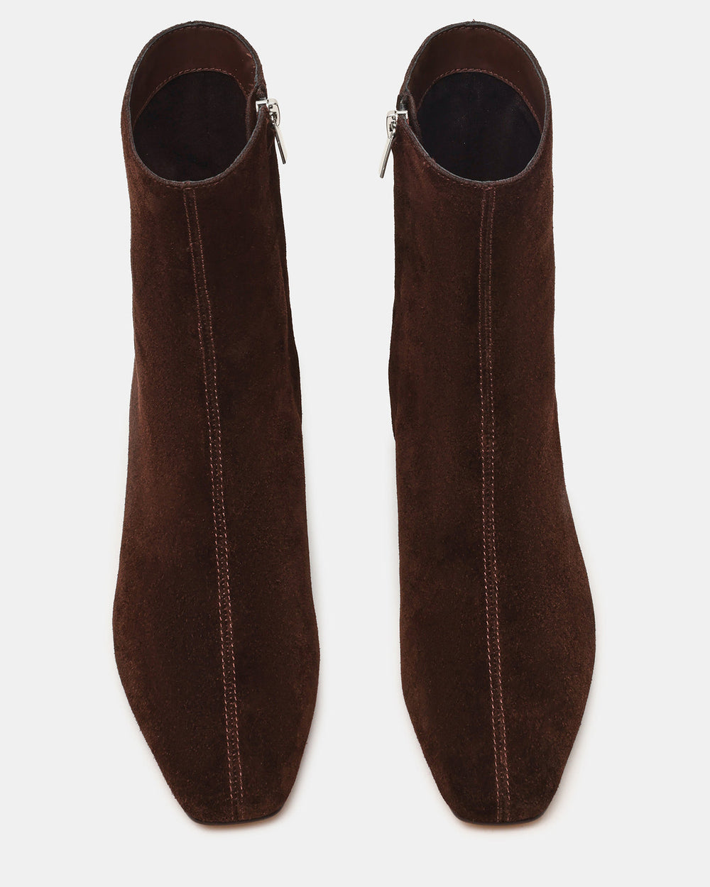 FLAIRE Brown Suede Square-Toe Wedge Bootie Women's Ankle Boot | Steve Madden discount